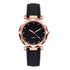 Korean Rhinestone Rose Gold Watch Female Belt Clock Watch